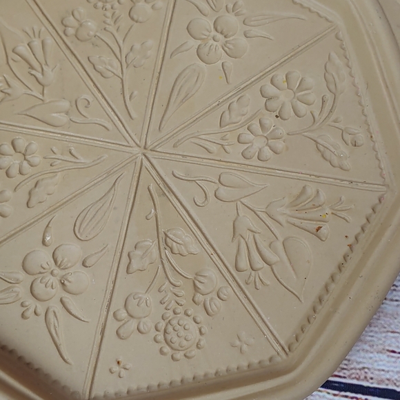 Vintage Brown Bag Cookie Art Mold Floral 8" - Picture 3 of 7